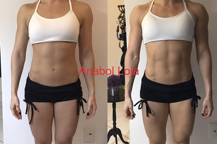 Oxandrolona antes e depois